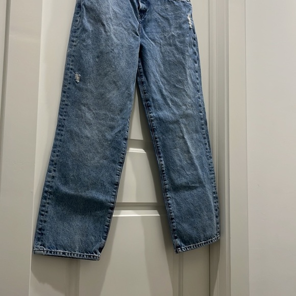 Lovers + Friends Button Fly Reece High Rise Slim Straight Denim Jeans Sz 30 - Picture 5 of 11